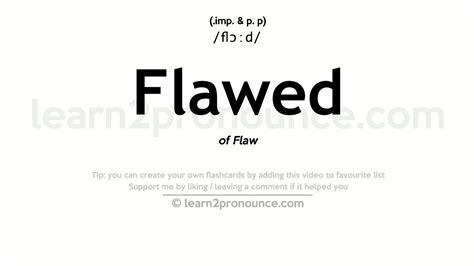 flawed traduction|flawed argument meaning.